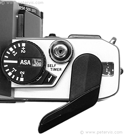 Film Advance Lever and Backlight Controls