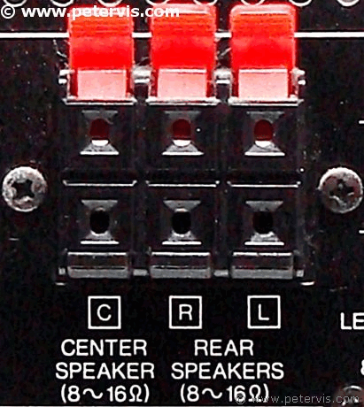 Surround Speaker Sockets