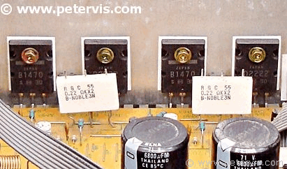 2SB1470 and 2SD2222 Complementary Power Transistors