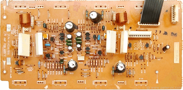 Nakamichi AV-10 Front L/R Amplifier Board