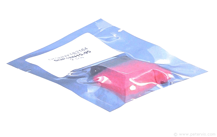 Replacement MOSFET transistors in anti-static bag.