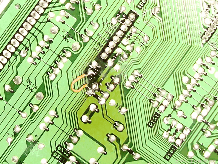 Scorched PCB