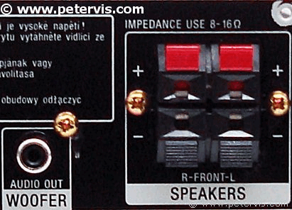 Front Speaker Outputs