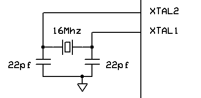 16 MHz Crystal and CKOPT options.