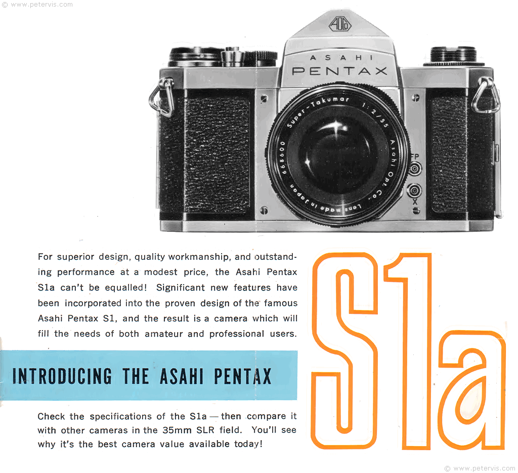 Asahi Pentax S1a Introduction