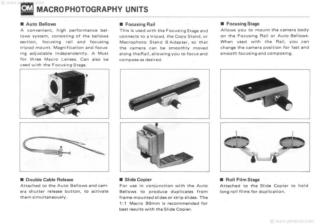 Olympus OM-2 Auto Bellows - Manual Page 65