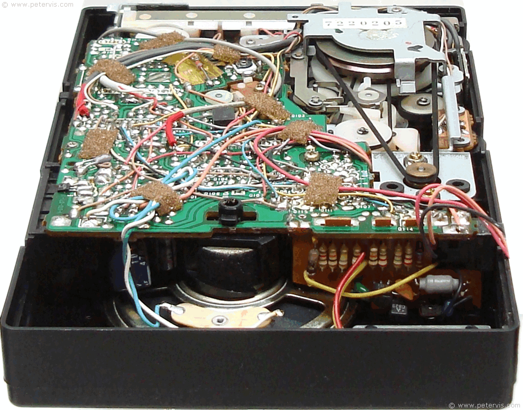Showing the circuit and components.
