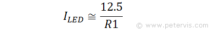 LED Current Formula