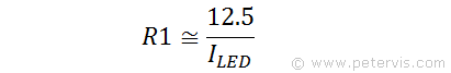 Formula to calculate R1