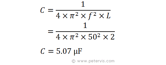 Calculating Capacitor Value