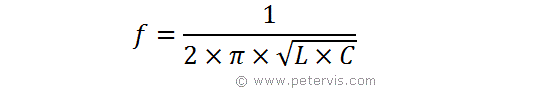 LCR Resonance Formula