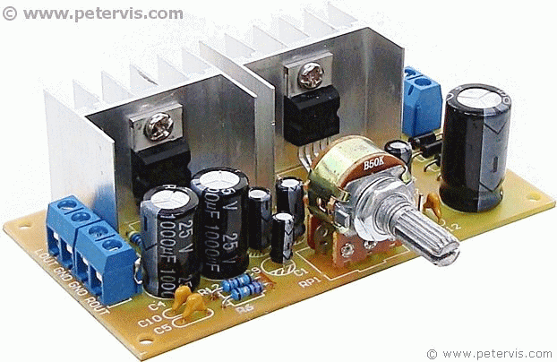 TDA2030A Stereo Amplifier DIY Kit