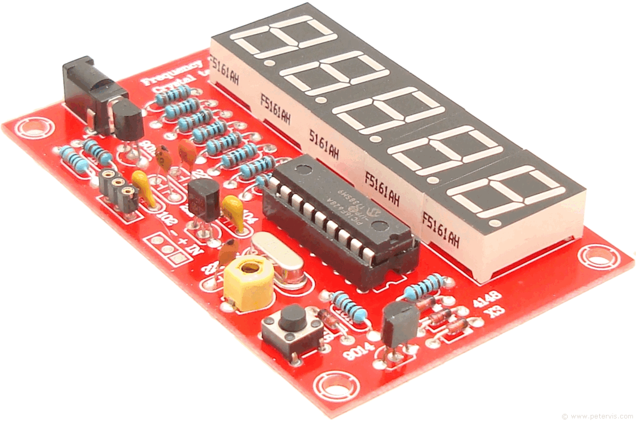 DIY Digital LED Crystal Frequency Counter Kit Large Image