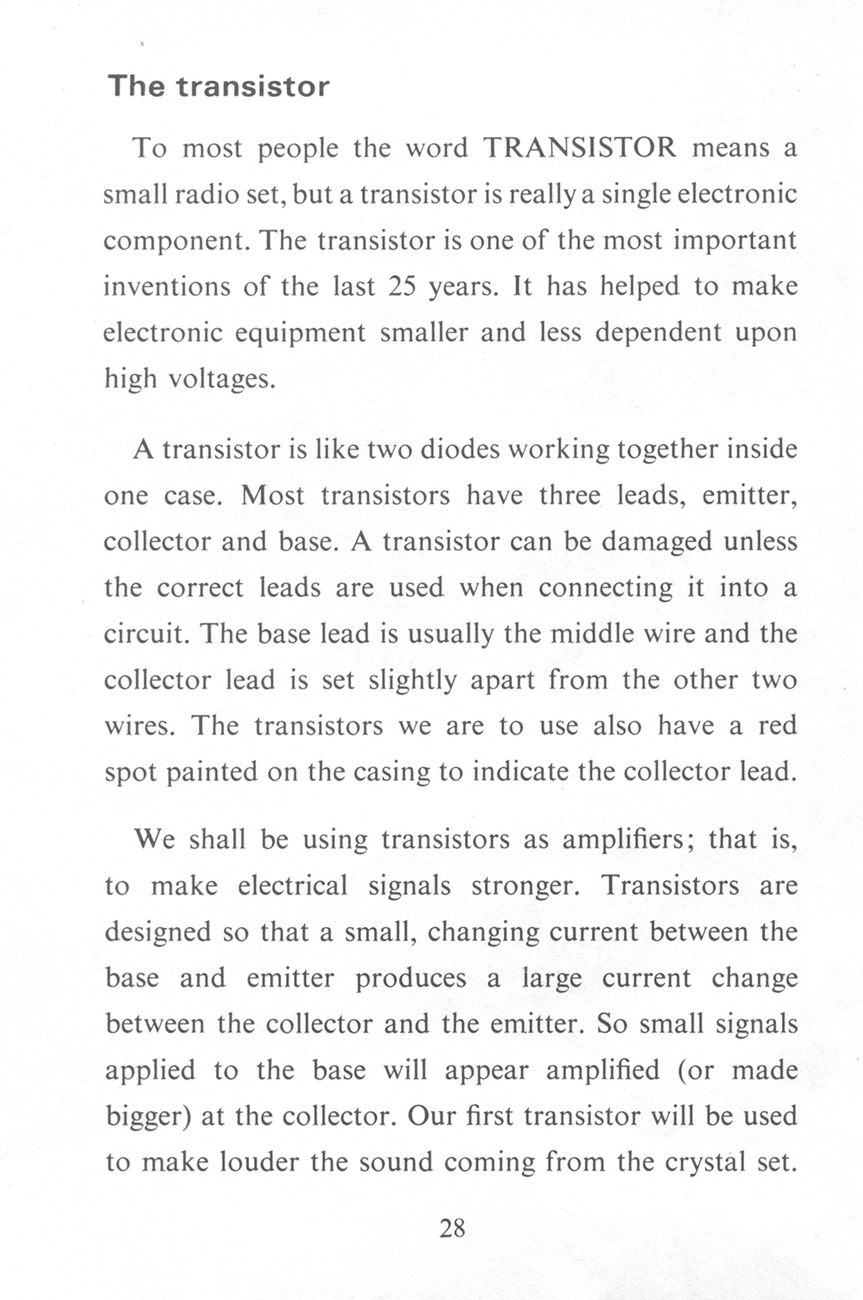 The Transistor