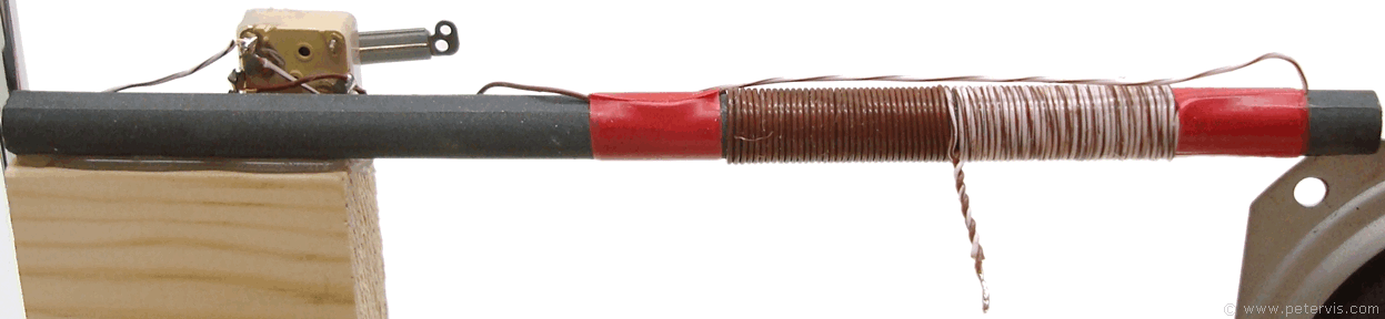 Ferrite coil and Variable Capacitor