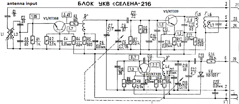 Ригонда 102 схема переделка укв на фм