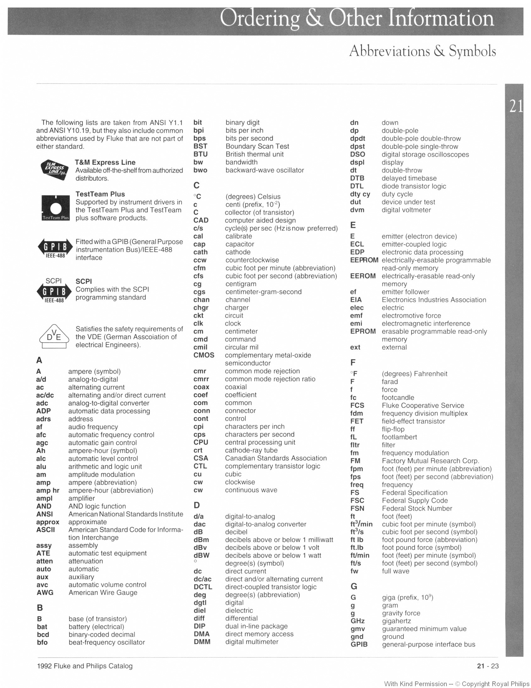 Abbreviations and Symbols