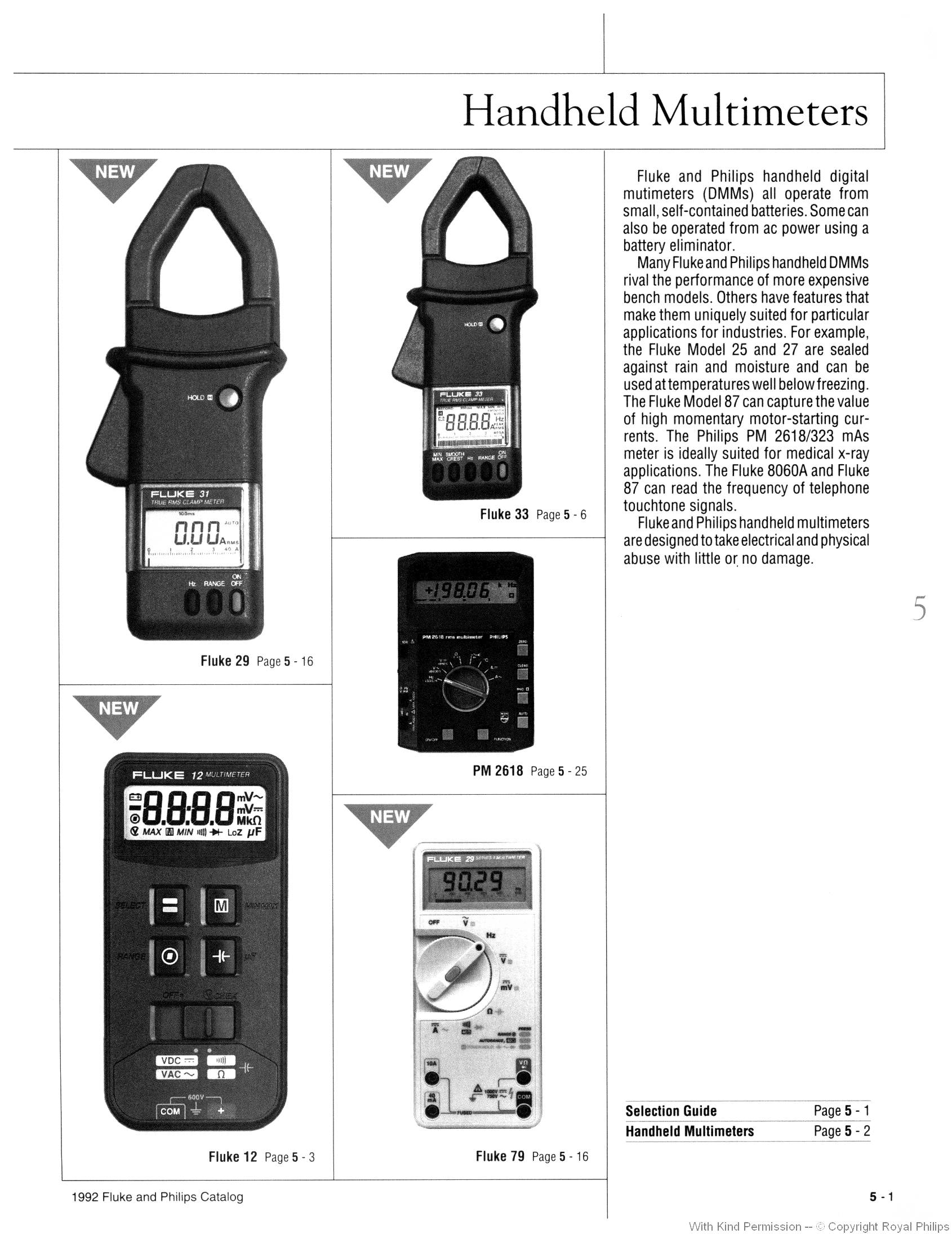 Handheld Multimeters