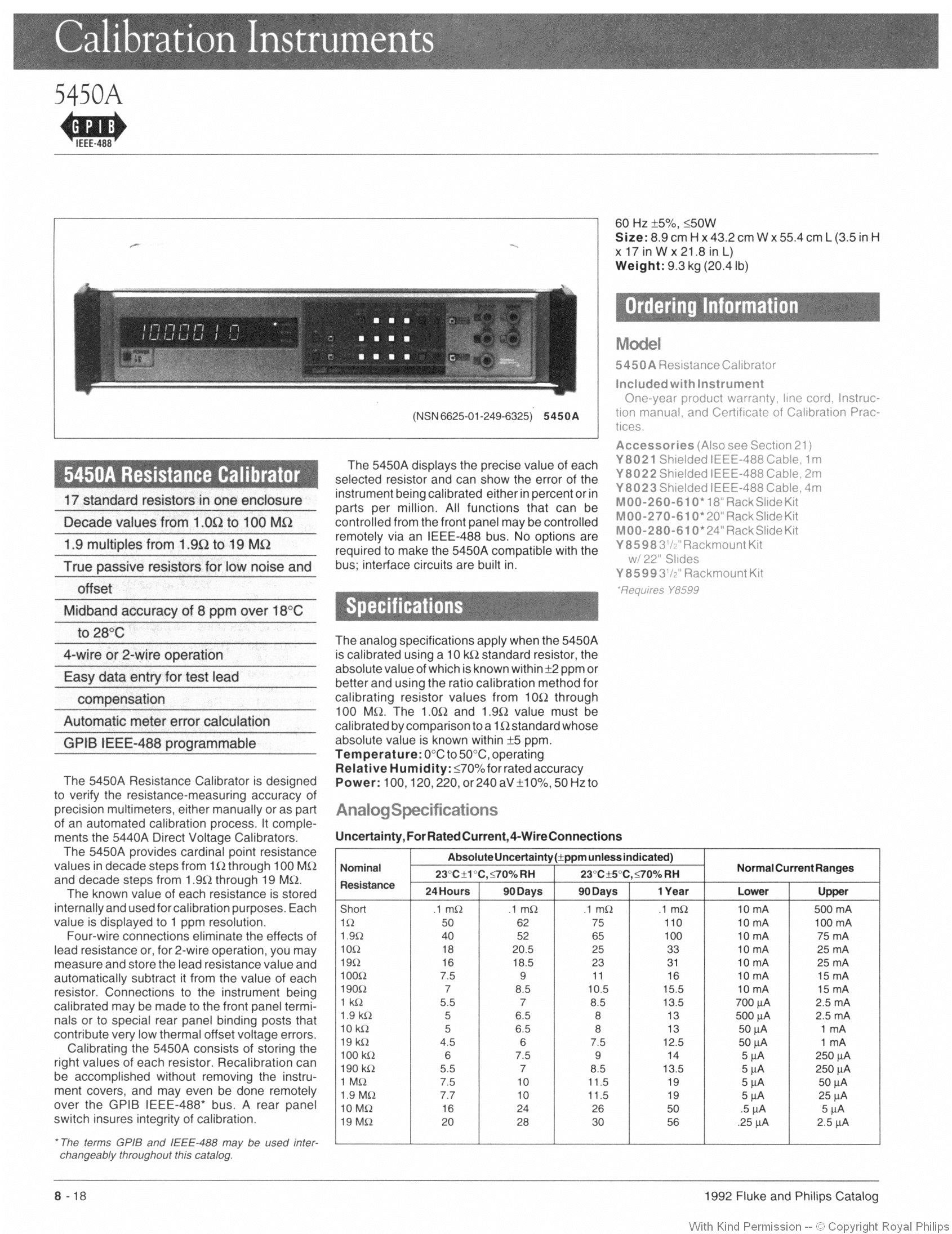 Fluke 5450A