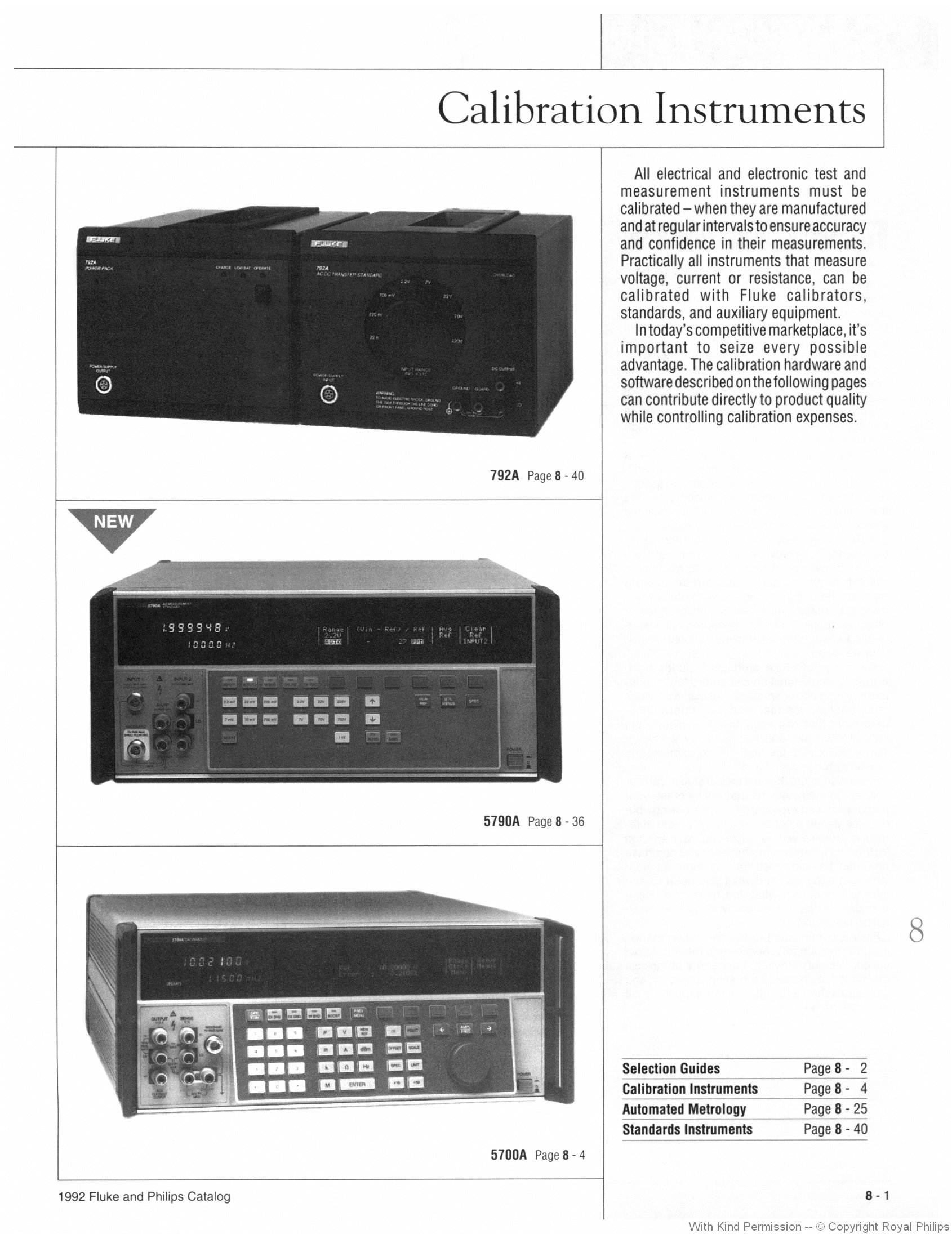 Calibration Instruments