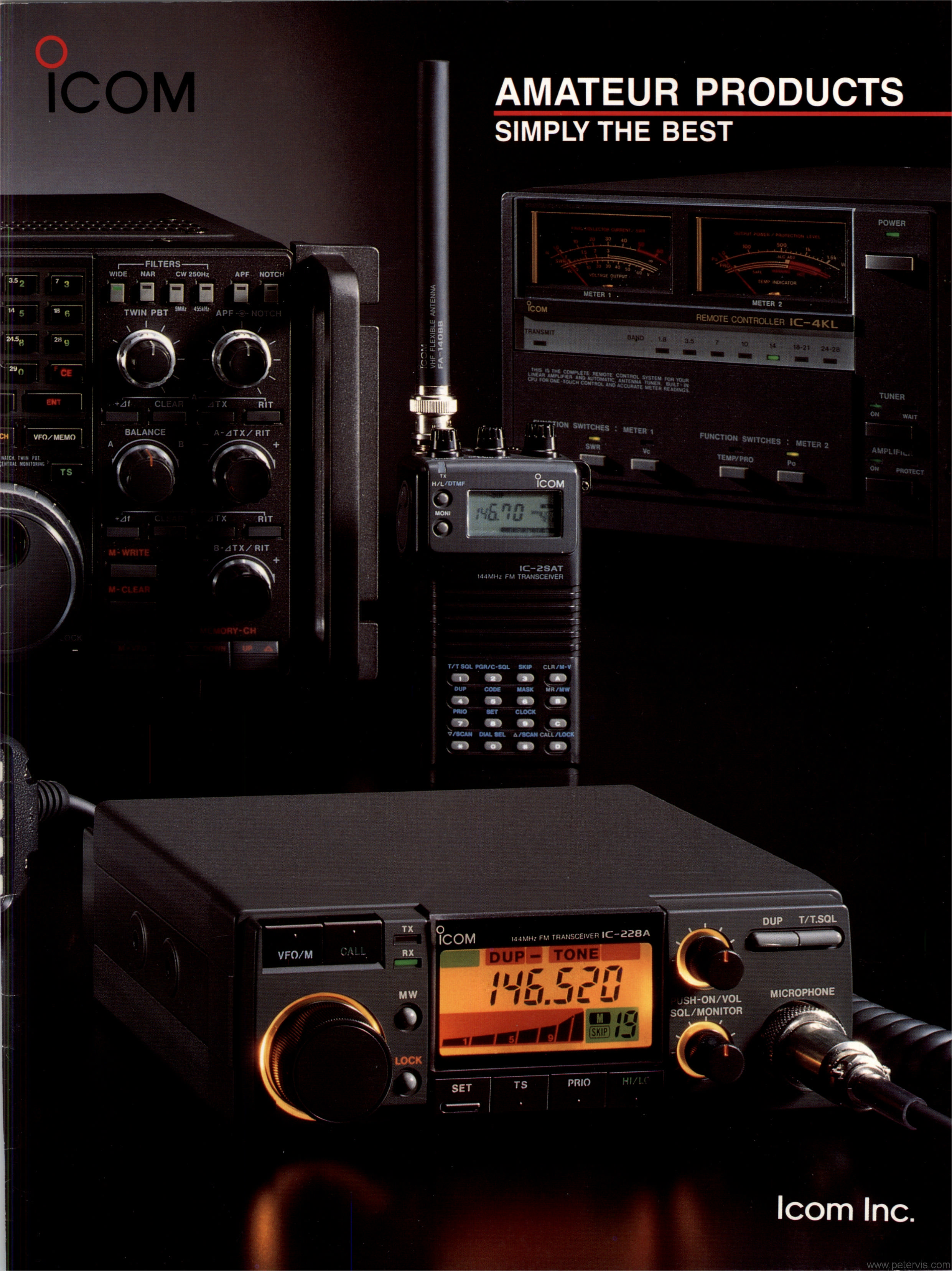 Icom AMATEUR PRODUCTS SIMPLY THE BEST