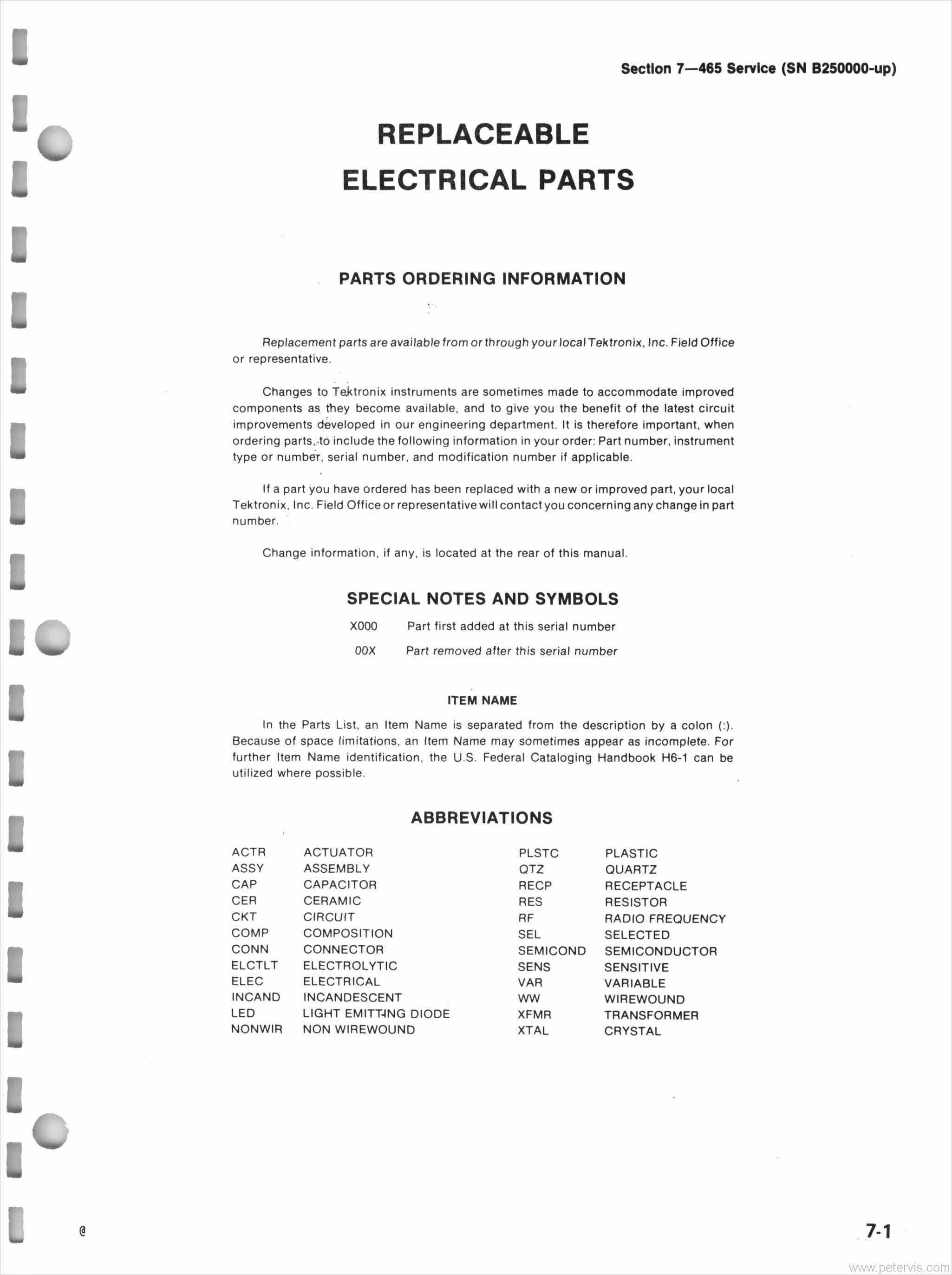 Electrical Parts