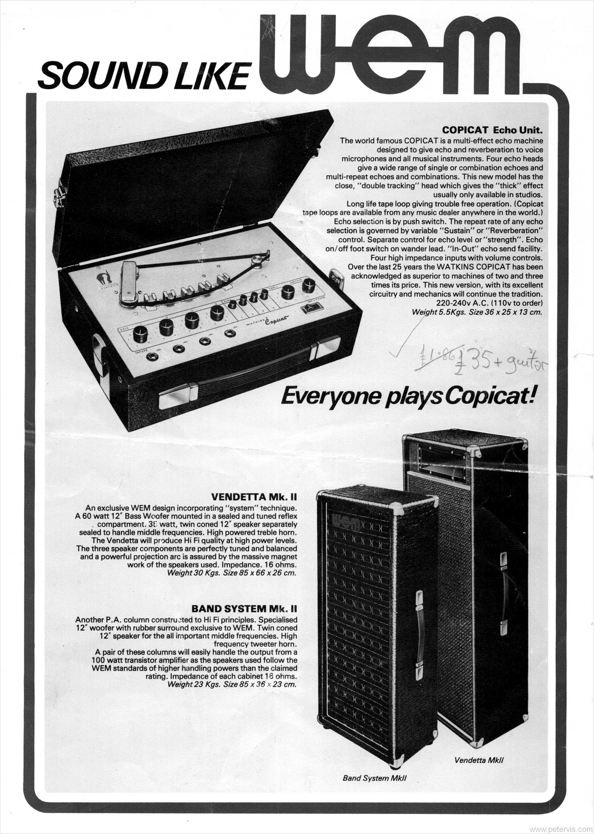 WEM Vintage Audio Products