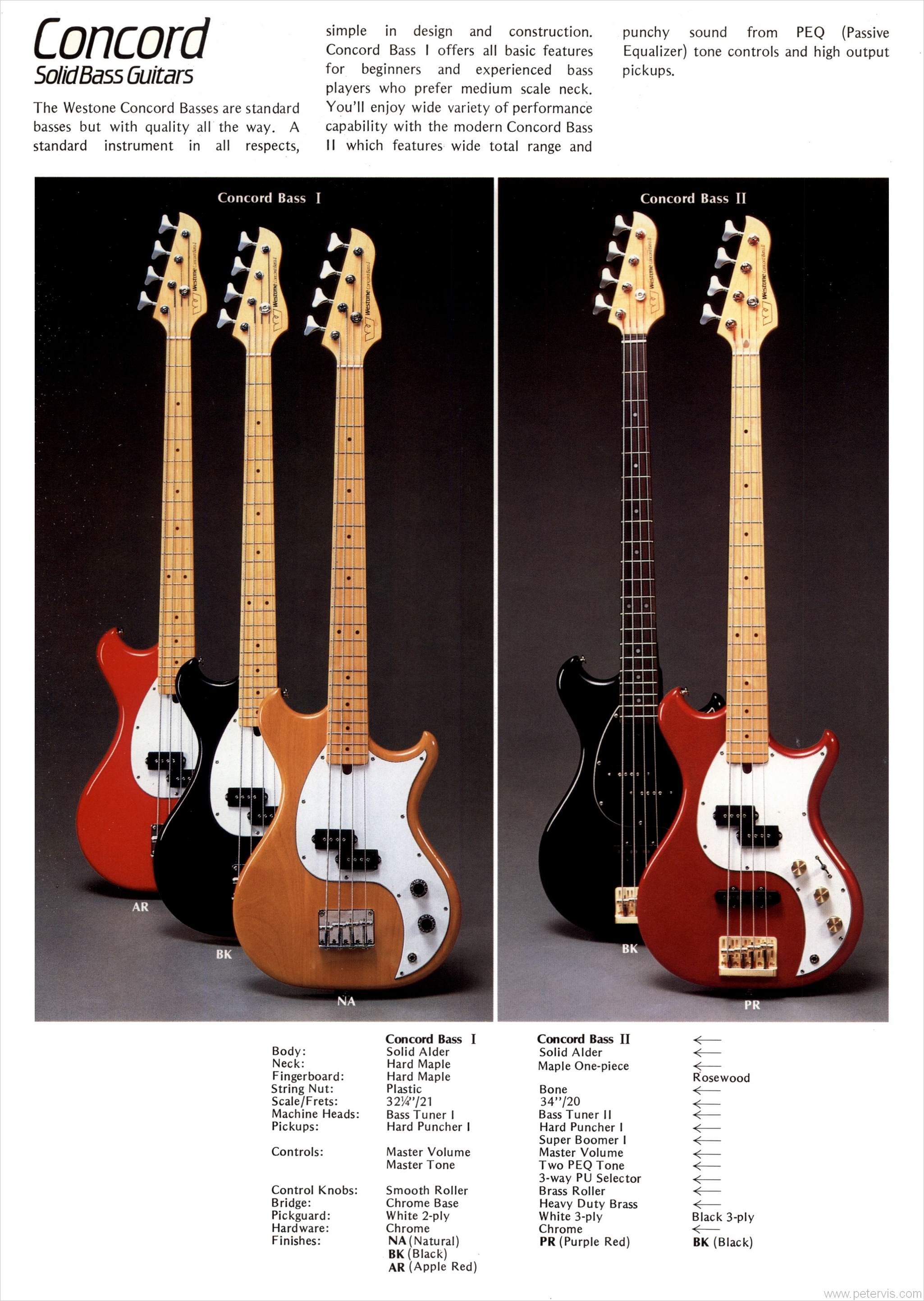 CONCORD BASS 1 AND 2