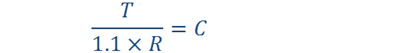 Equation to Calculate Capacitor Value