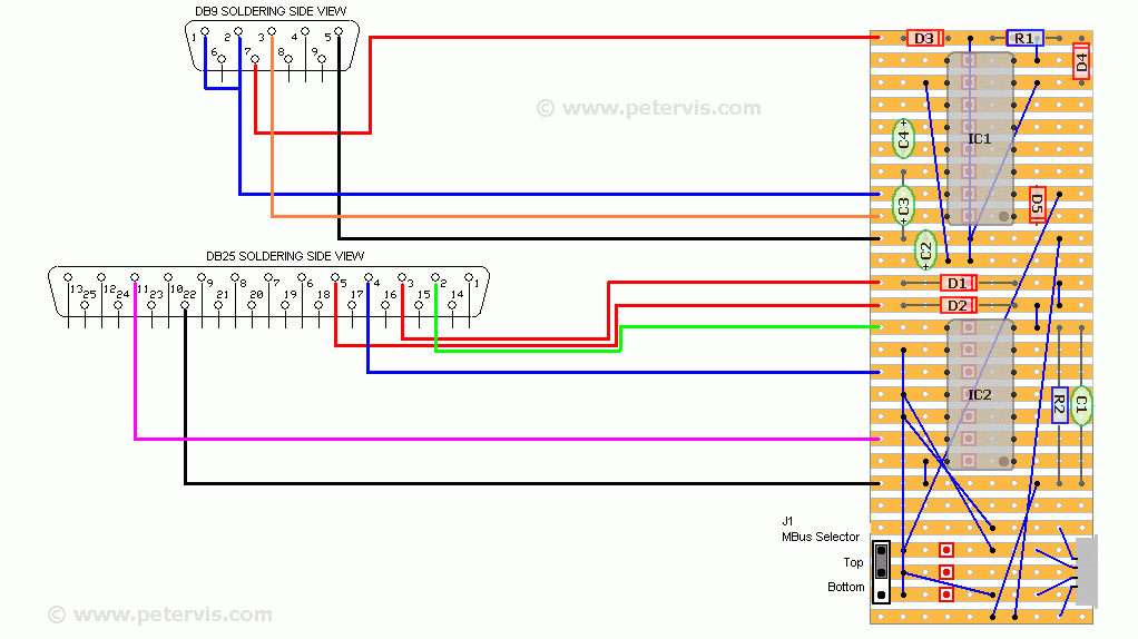 Nokia 3310 Flash Cable Circuit PCB