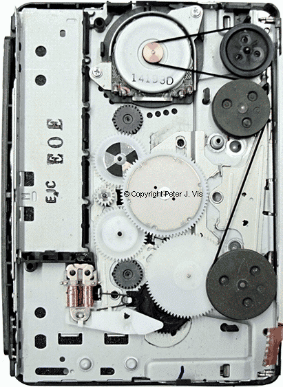 Sony WM-EX610 Deck Mechanism