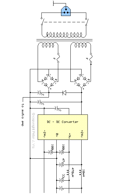 Circuit Diagram of Power Supply