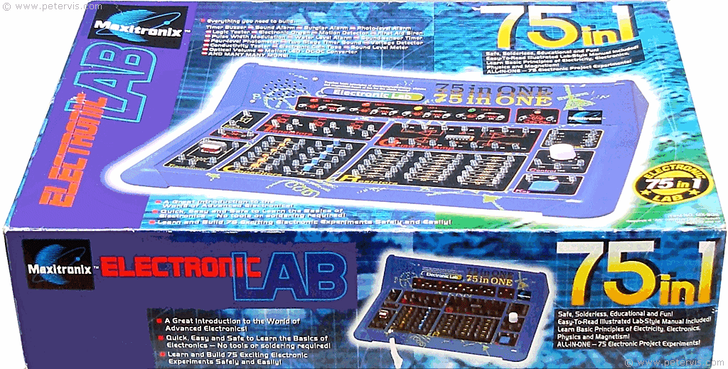 Maxitronix 75 in 1 Electronic Lab Box Large View