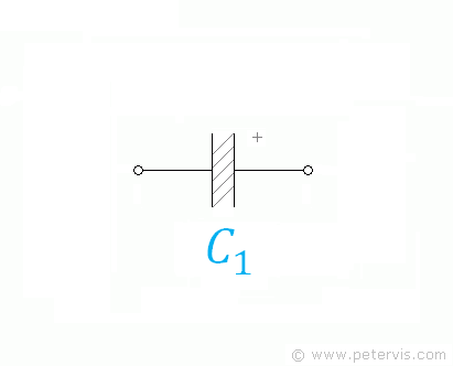 capacitor schematic symbol