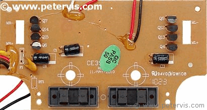 PCB showing the couplers.