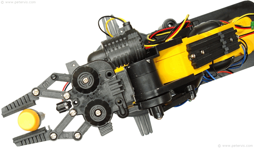 Robotic Arm with USB PC Interface Holding a Screwdriver Large View