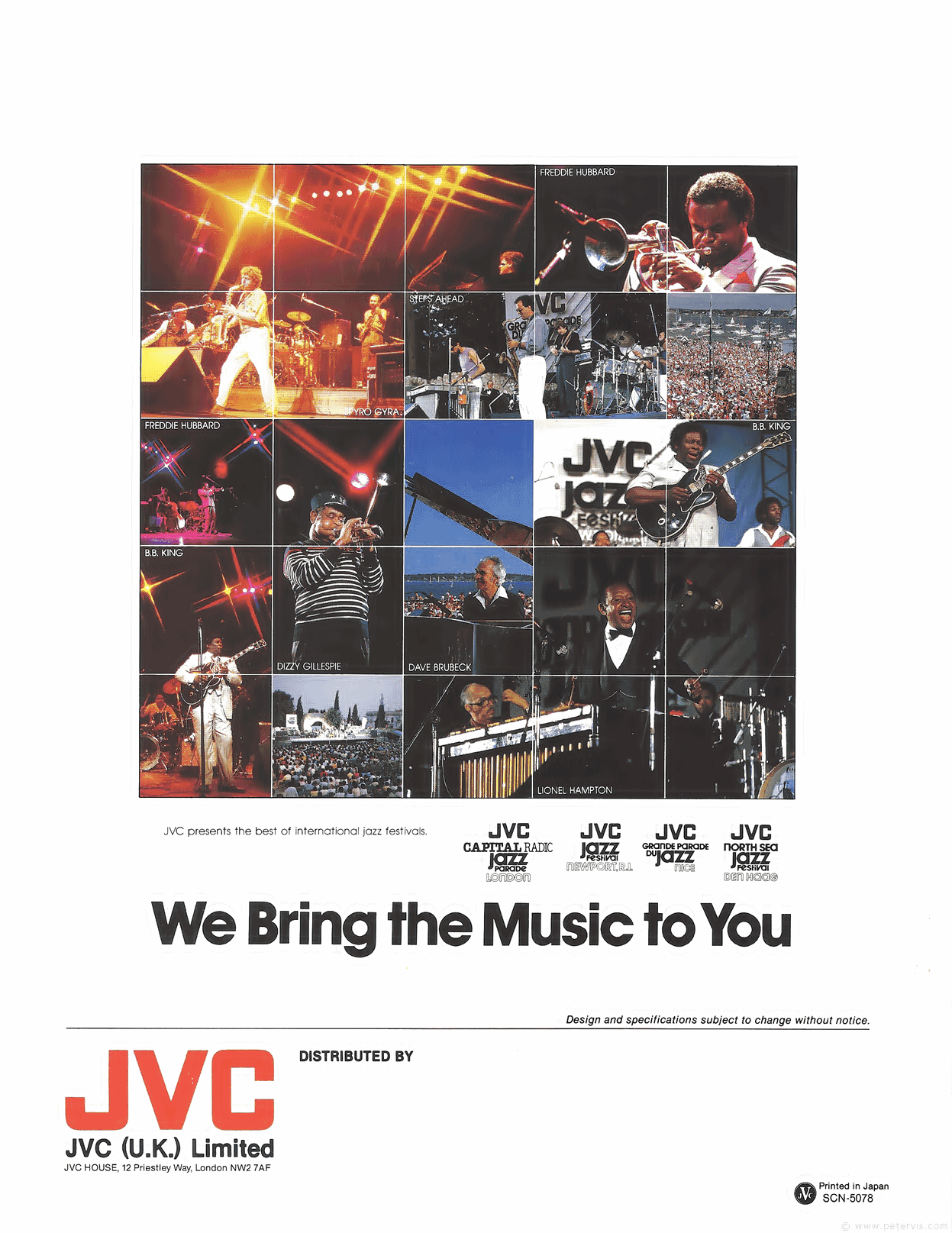 JVC Brochure - Back Cover