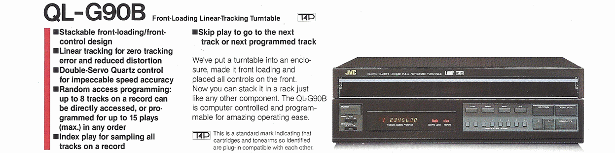 JVC QL-G90B Turntable