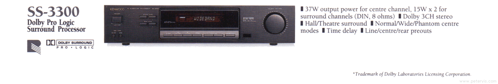 Kenwood SS-3300