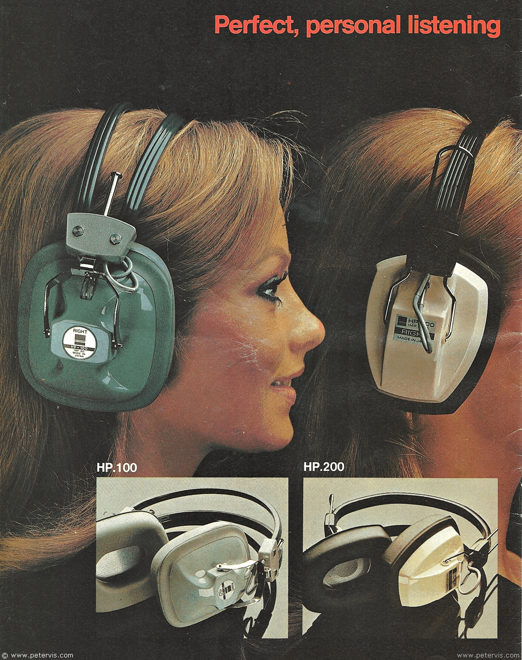 Sharp HP 100, HP 200 Headphones