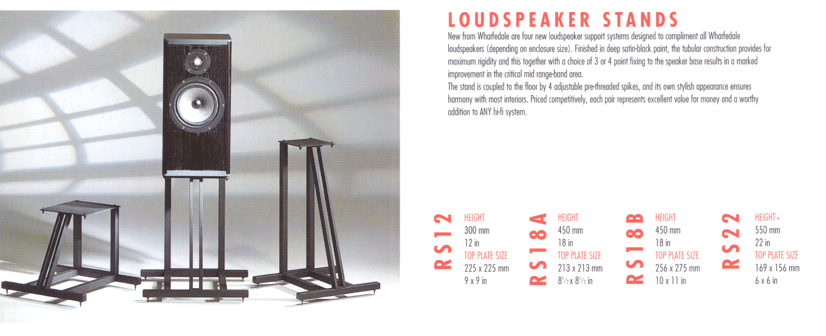 Wharfedale Loudspeaker Stands