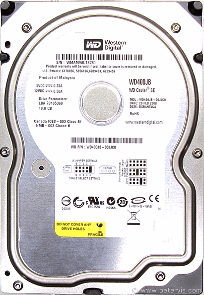 WD400JB PATA Hard Disk Drive