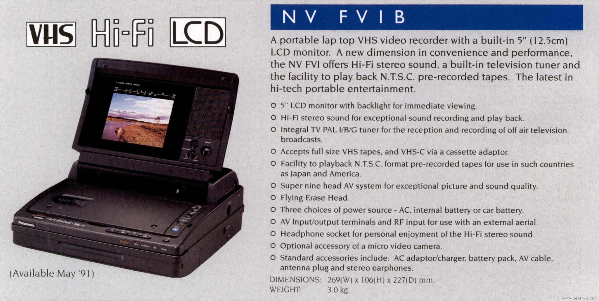 Panasonic NV-FV1B