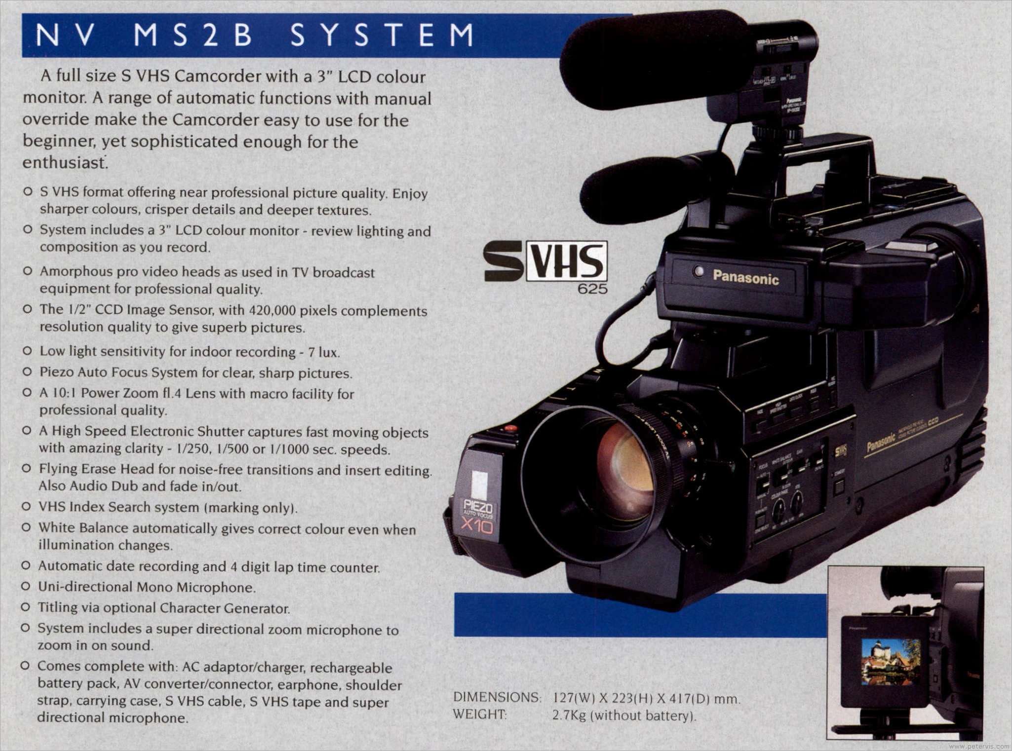 Panasonic NV-MS2B