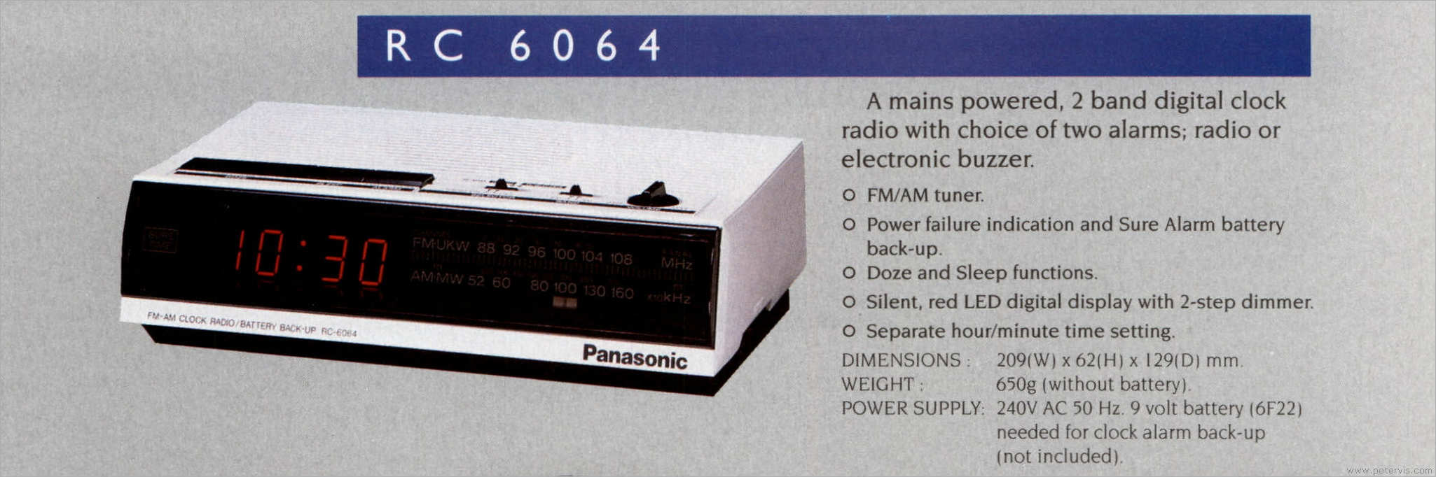 Panasonic RC-6064