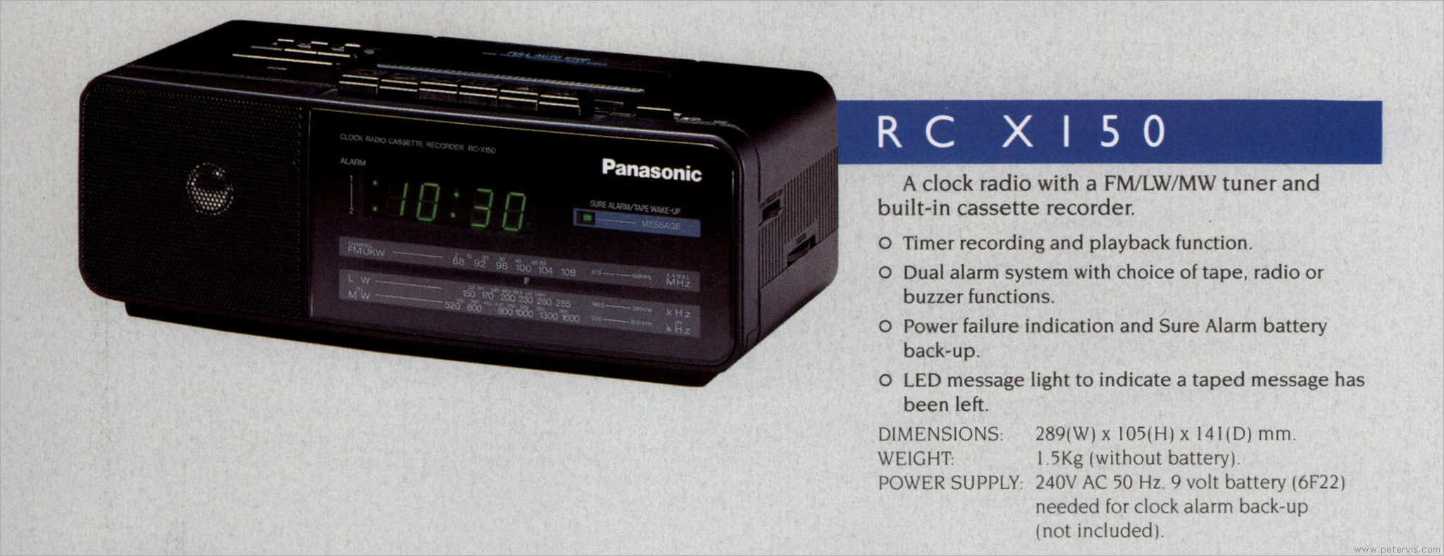 Panasonic RC-X150