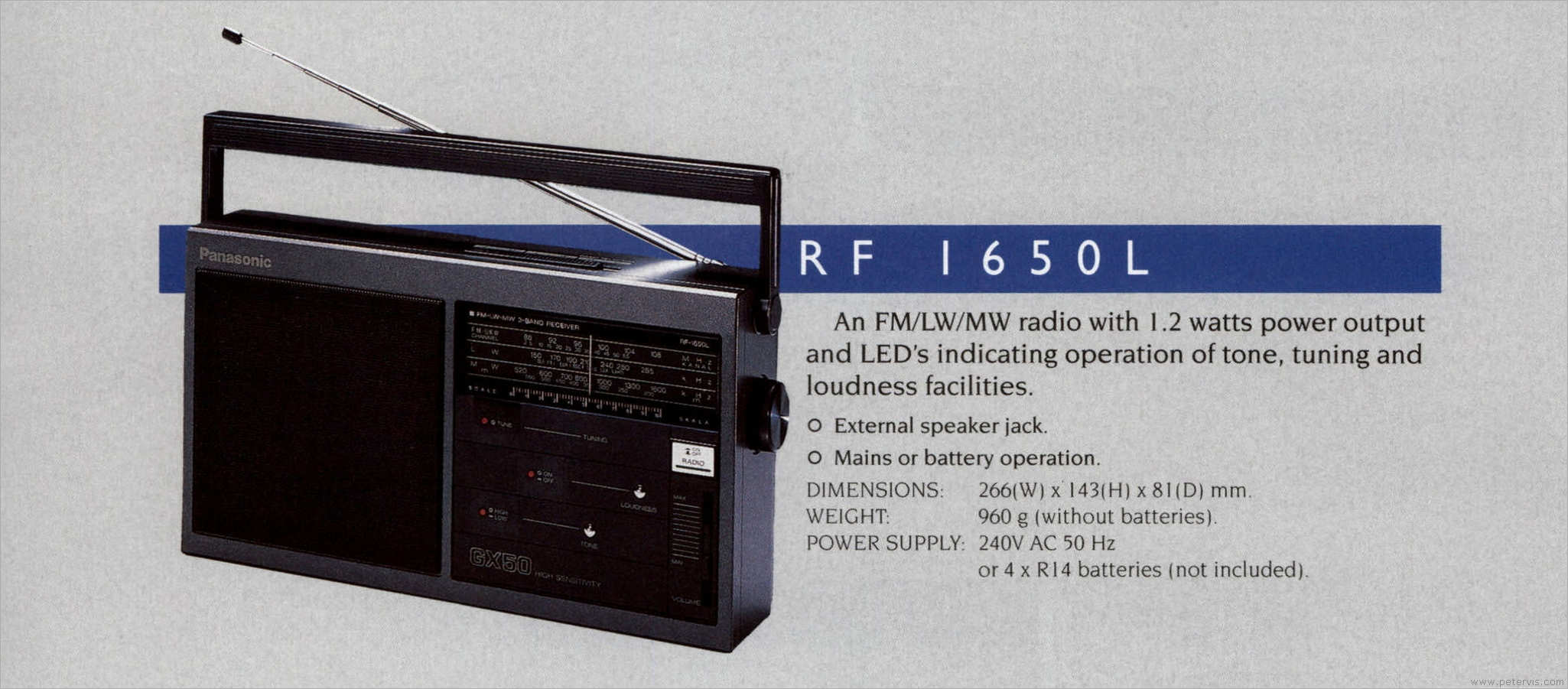 Panasonic RF-1650L