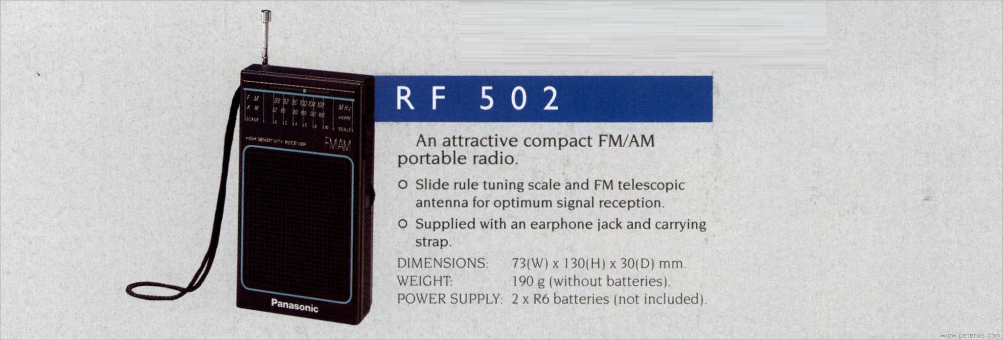 Panasonic RF-502