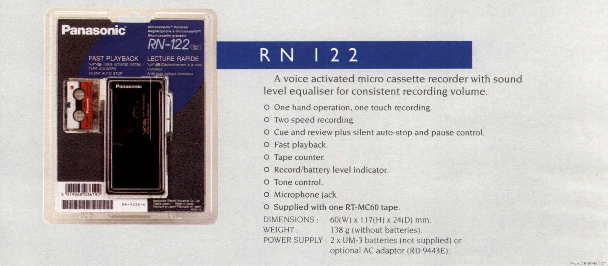 Panasonic RN-122