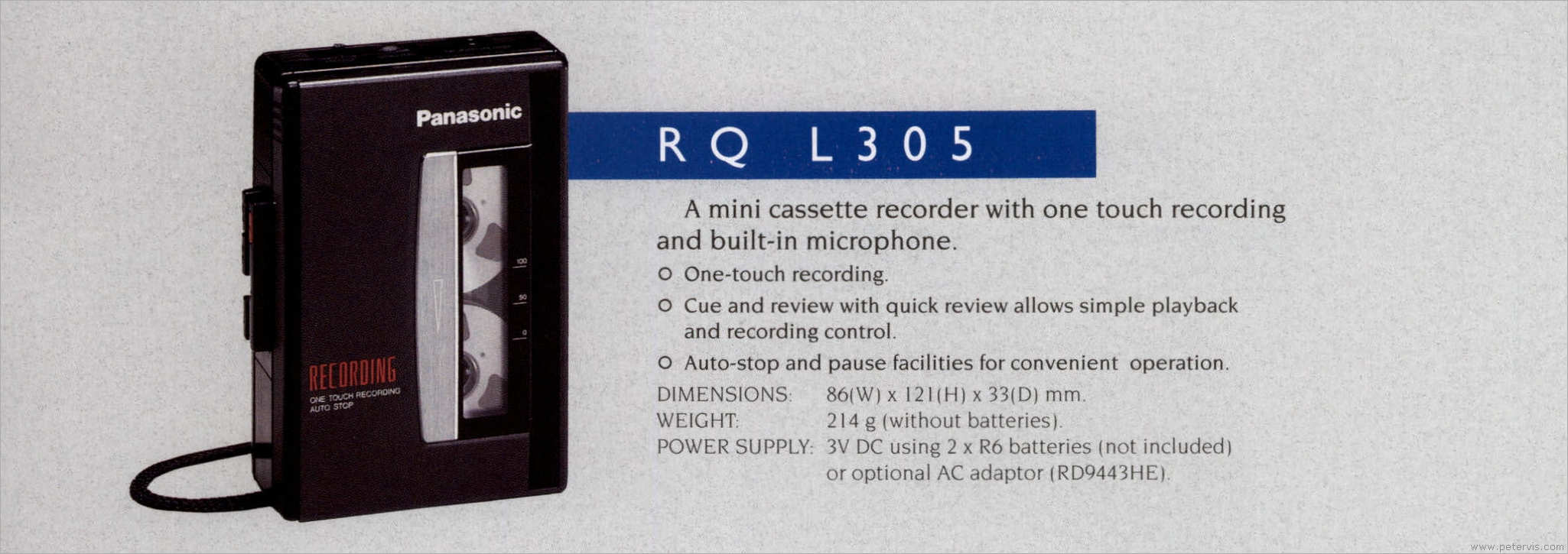 Panasonic RQ-L305